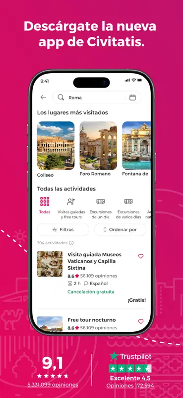 Civitatis: ¡Llena tu viaje! screenshot 2 of 7