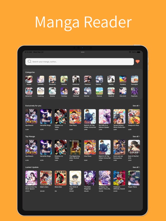 Manga Reader – Plus