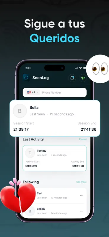 SeenLog: Rastreador en Línea screenshot 1 of 5