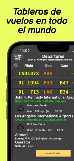 Captura de pantalla de Flight Board | Vuelo En Vivo en iPhone 5