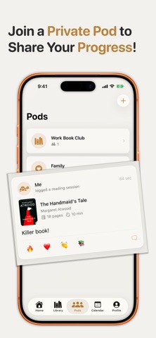 BookPods: Reading Tracker Screenshot 2 of 7