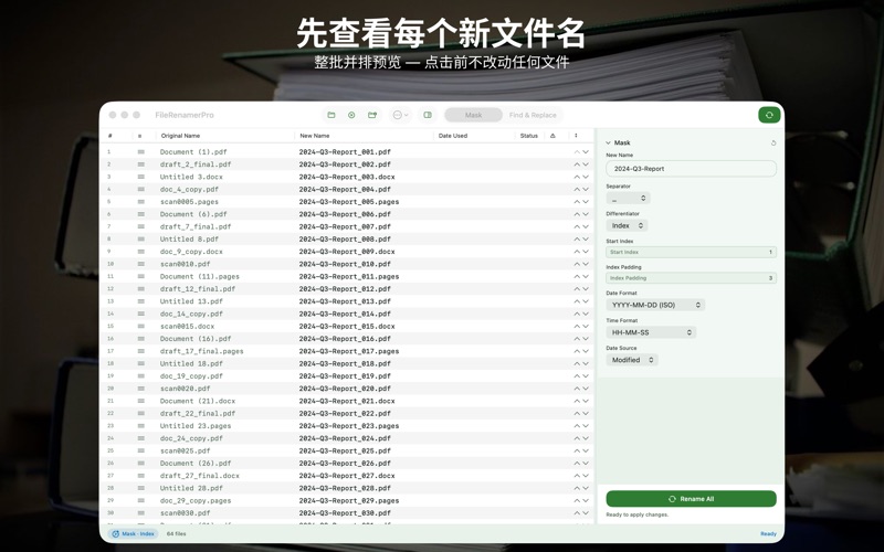 File Renamer Pro screenshot