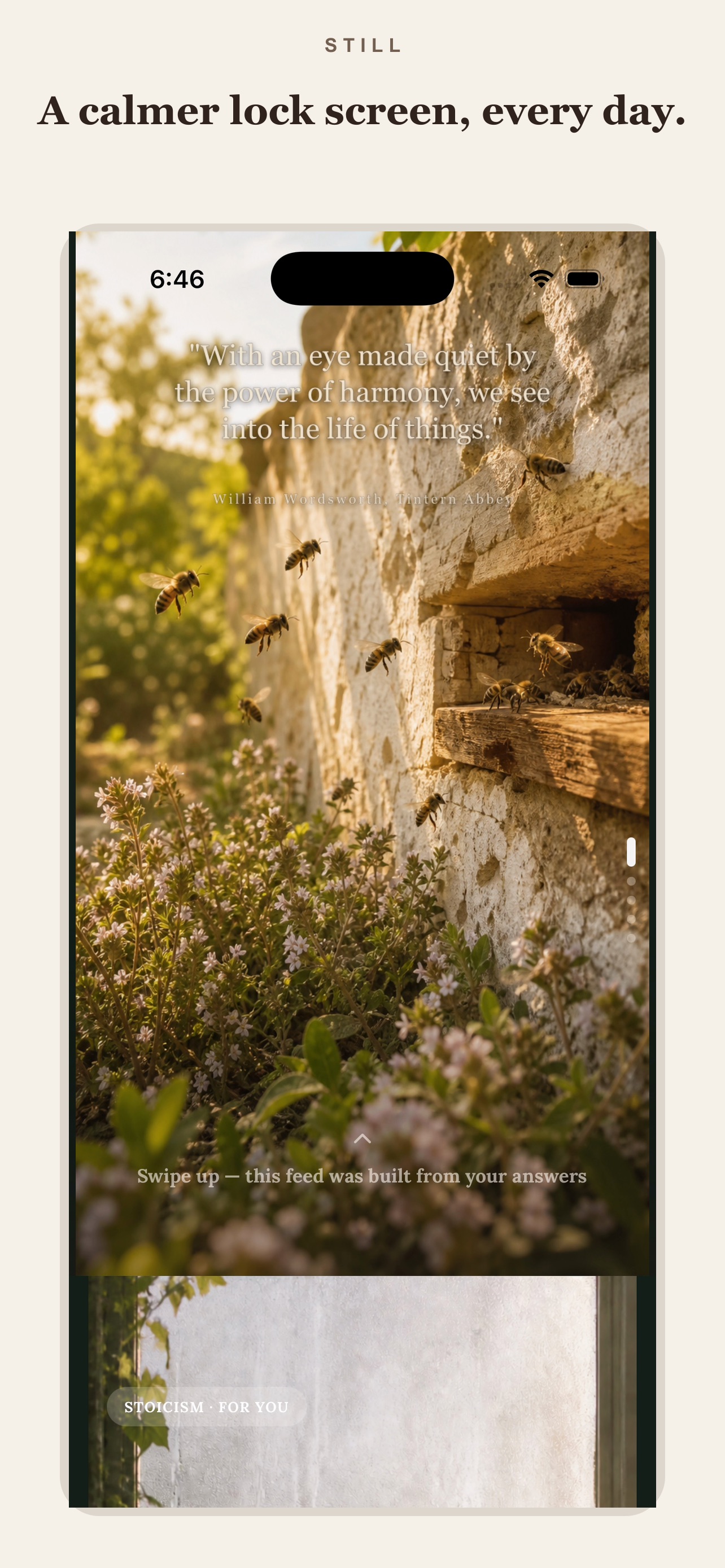 Screenshot 1 of Still: Wisdom & Verse Widget