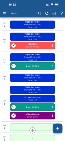 MyStaffRoster app screenshot