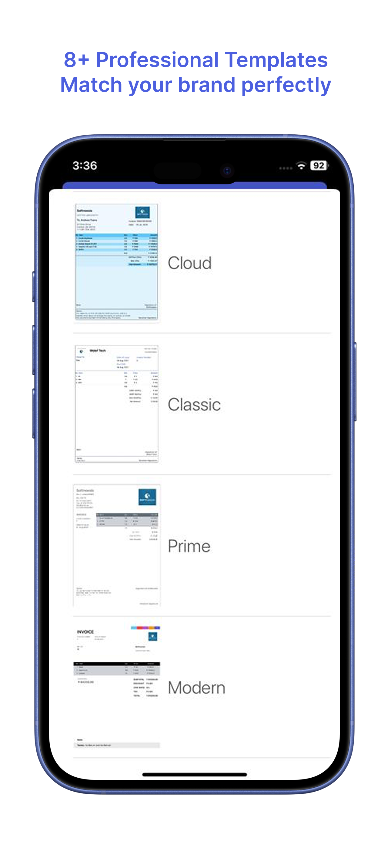 BillNama: Invoice maker, quote screenshot 7