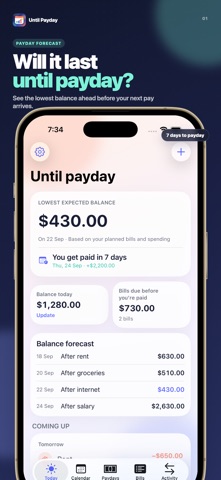 Until Payday: Budget Calendar Screenshot 1 of 6