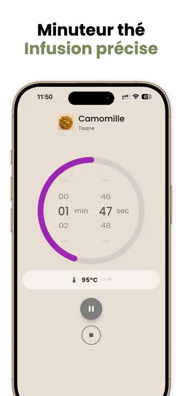 Teafinity: Minuteur Thé & IA screenshot 2 of 6