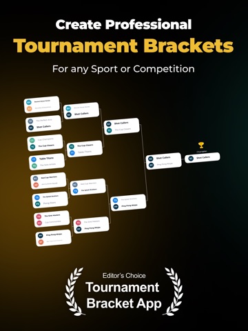 Bracket Maker: Team Tournament iPad screenshot