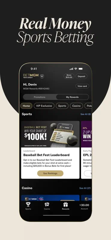 BetMGM - Sportsbook & Casino screenshot 1 of 8