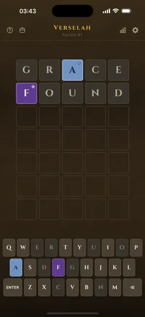 Verselah: Bible Word Game screenshot 1
