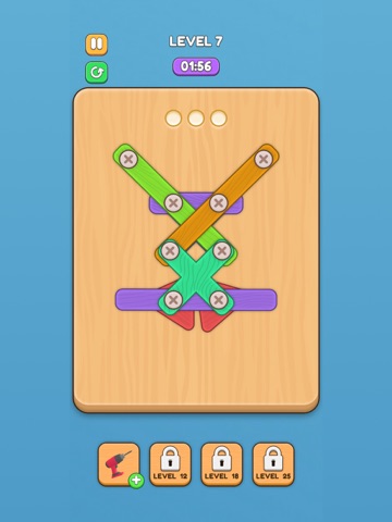 Nut Fix: Screw, Bolts & Puzzle iPad screenshot