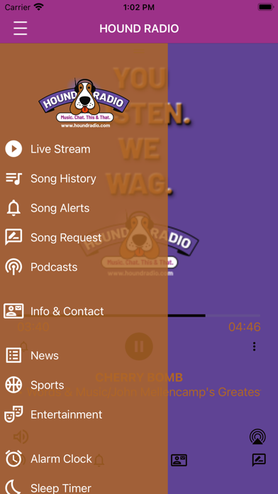 Hound Radio Screenshot