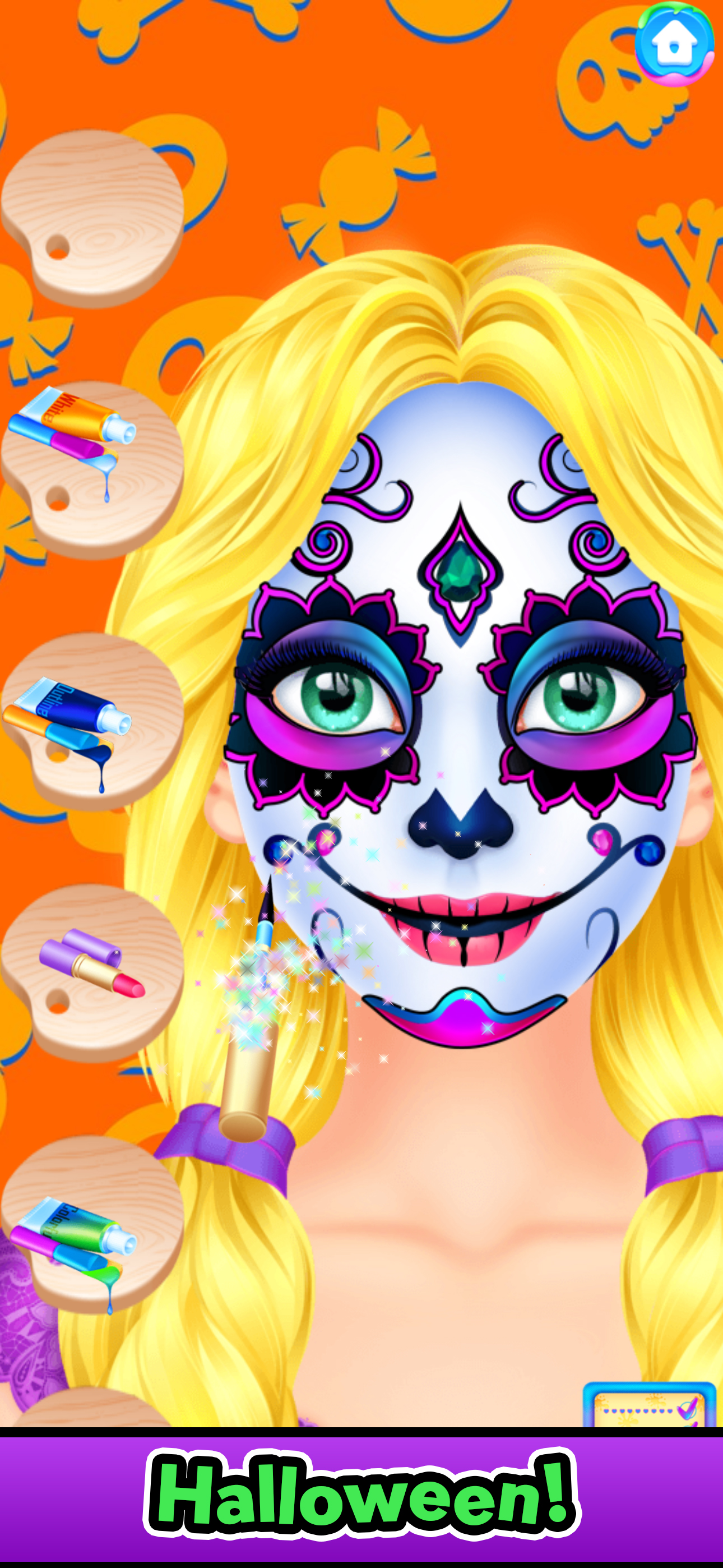 Halloween Face Paint Spa Party screenshot 3