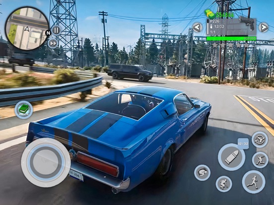 GTA 6 gangster kriminalitet 3d iPad app afbeelding 5