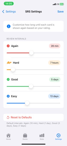 Memzi - Smart Flashcards SRS screenshot