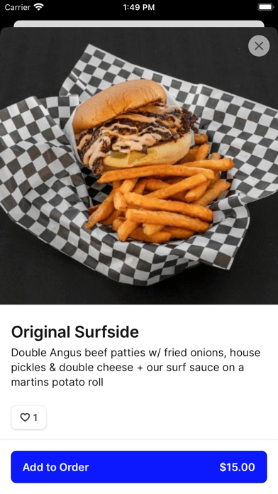 Surf Dawgs Grill To Go iPhone screenshot 3 - Food & Drink app