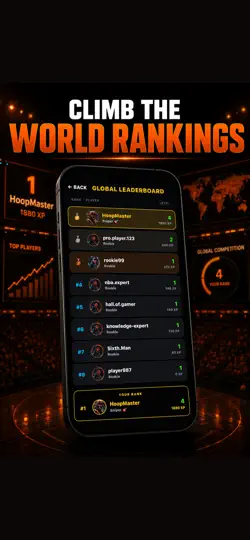 Screenshot von HoopIQ: Basketball Trivia auf dem iPhone 3