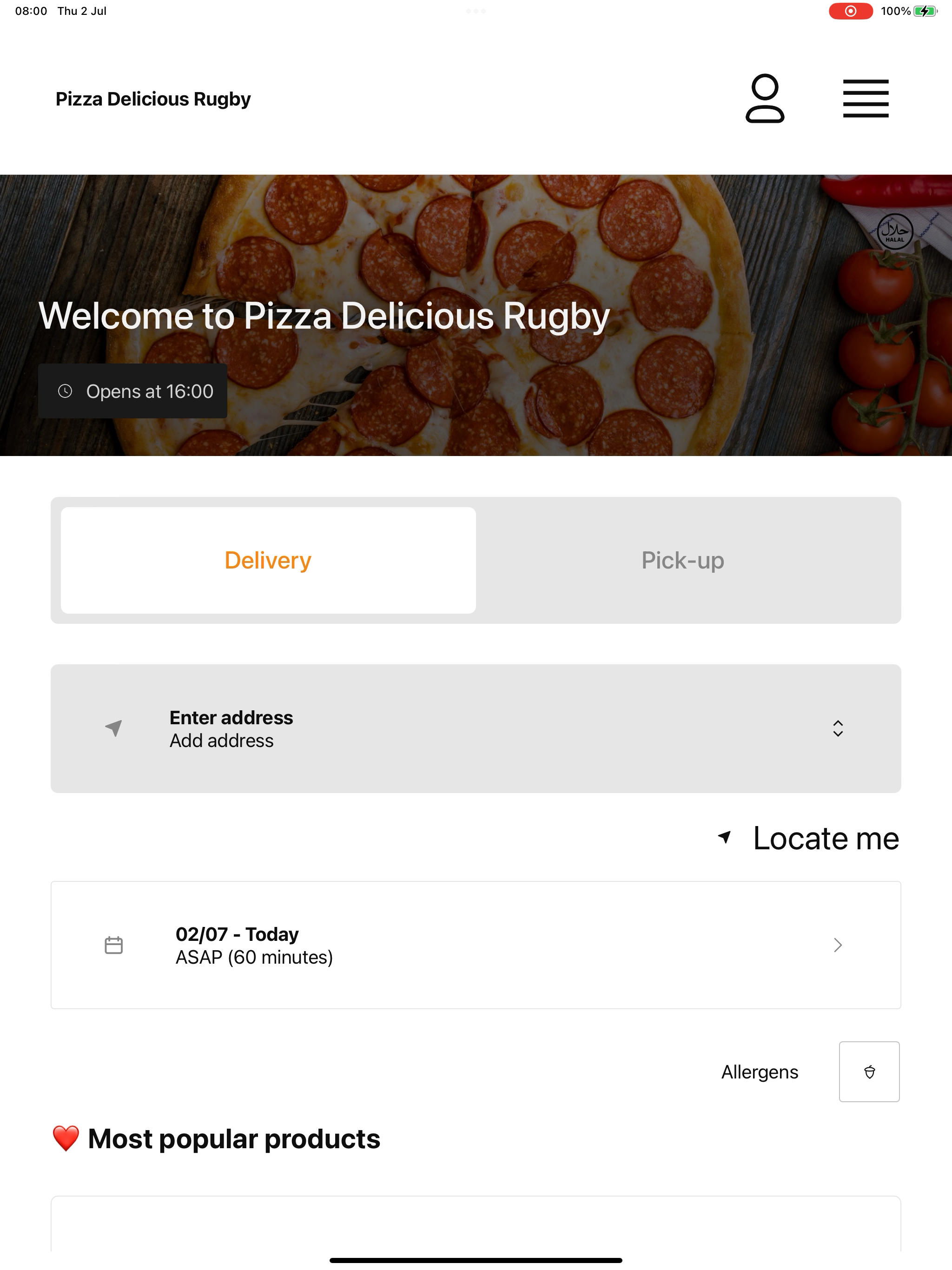 Pizza Delicious Rugby screenshot 9