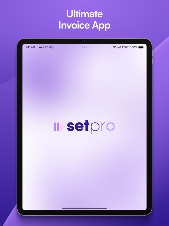 SetPro Go iPad screenshot 1 - Productivity app