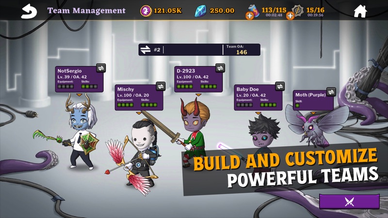 Devikins: Jogo RPG de Turnos screenshot 7