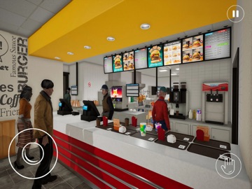 Fast Food Restaurant Simulator iPad screenshot