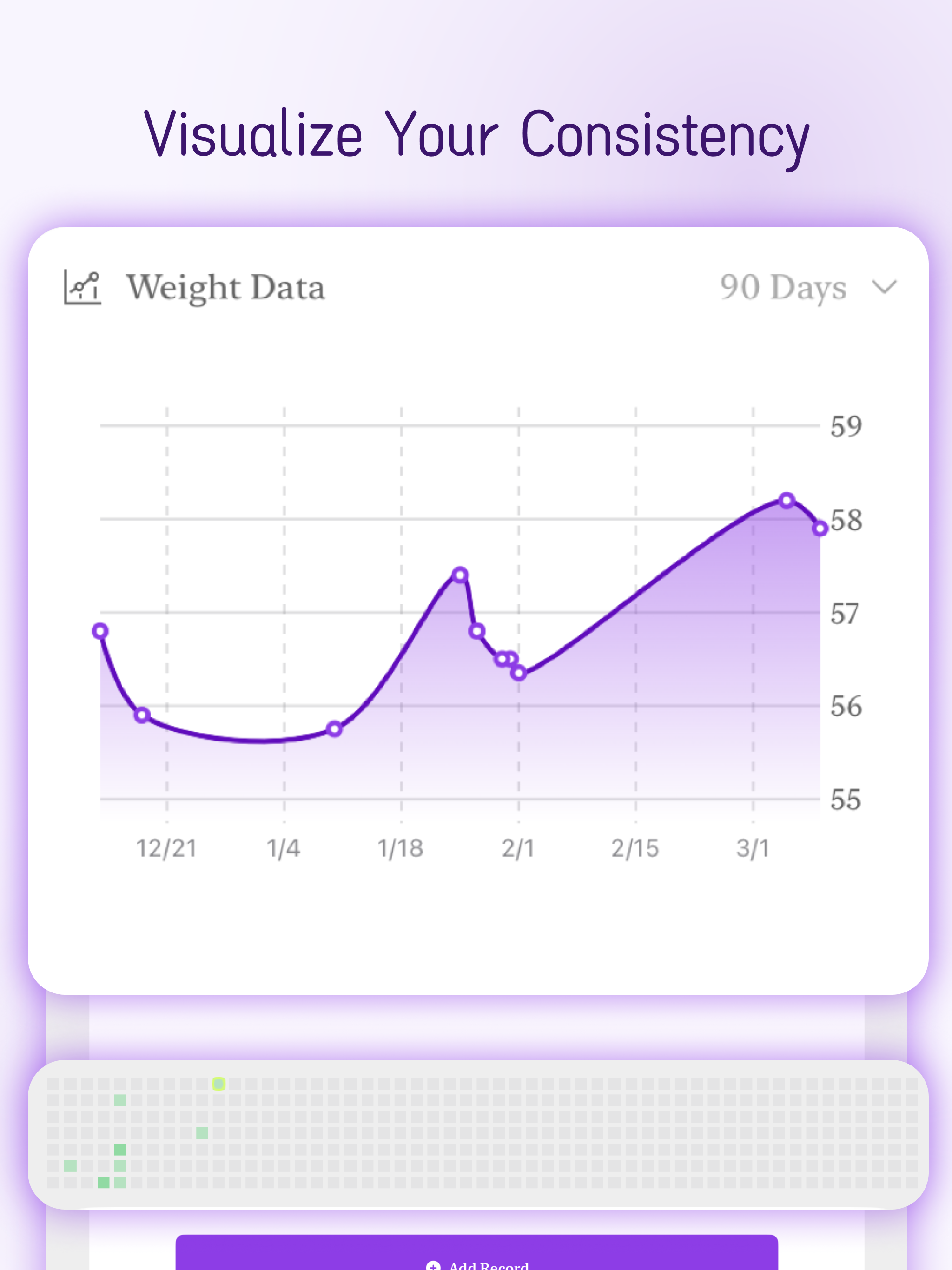 WeightList: Simple Tracking