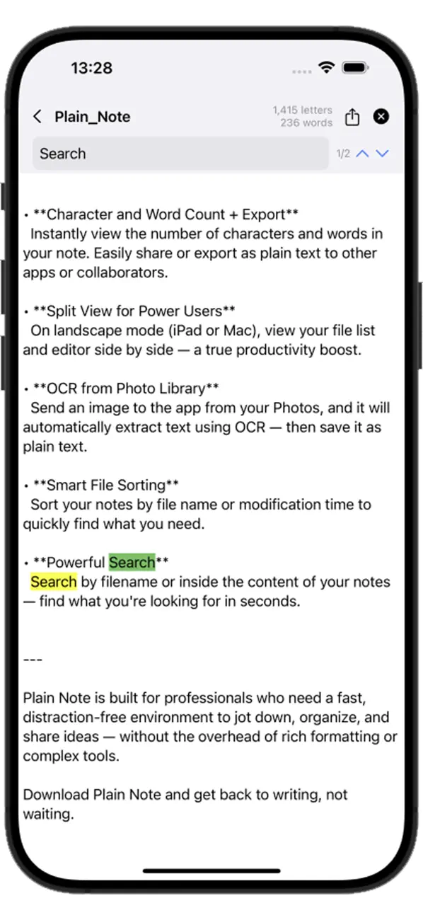 #3. Plain_Note (iOS) Ved: Sun Min Park