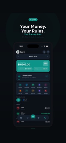 Spent: Expense Tracker Screenshot 1 of 9