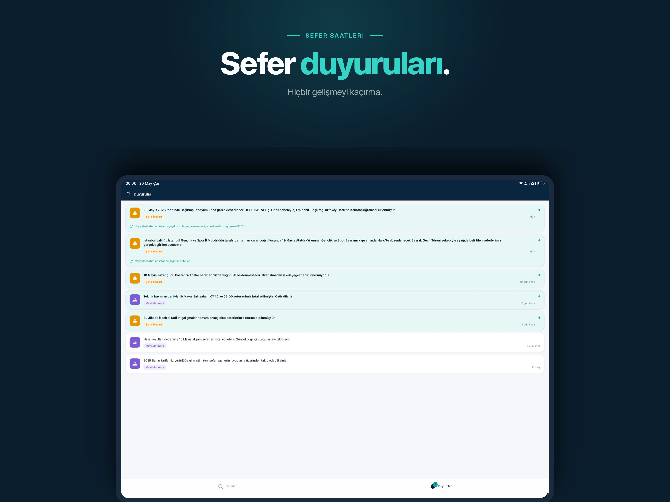 Sefer Saatleri: Ferry Times screenshot 9
