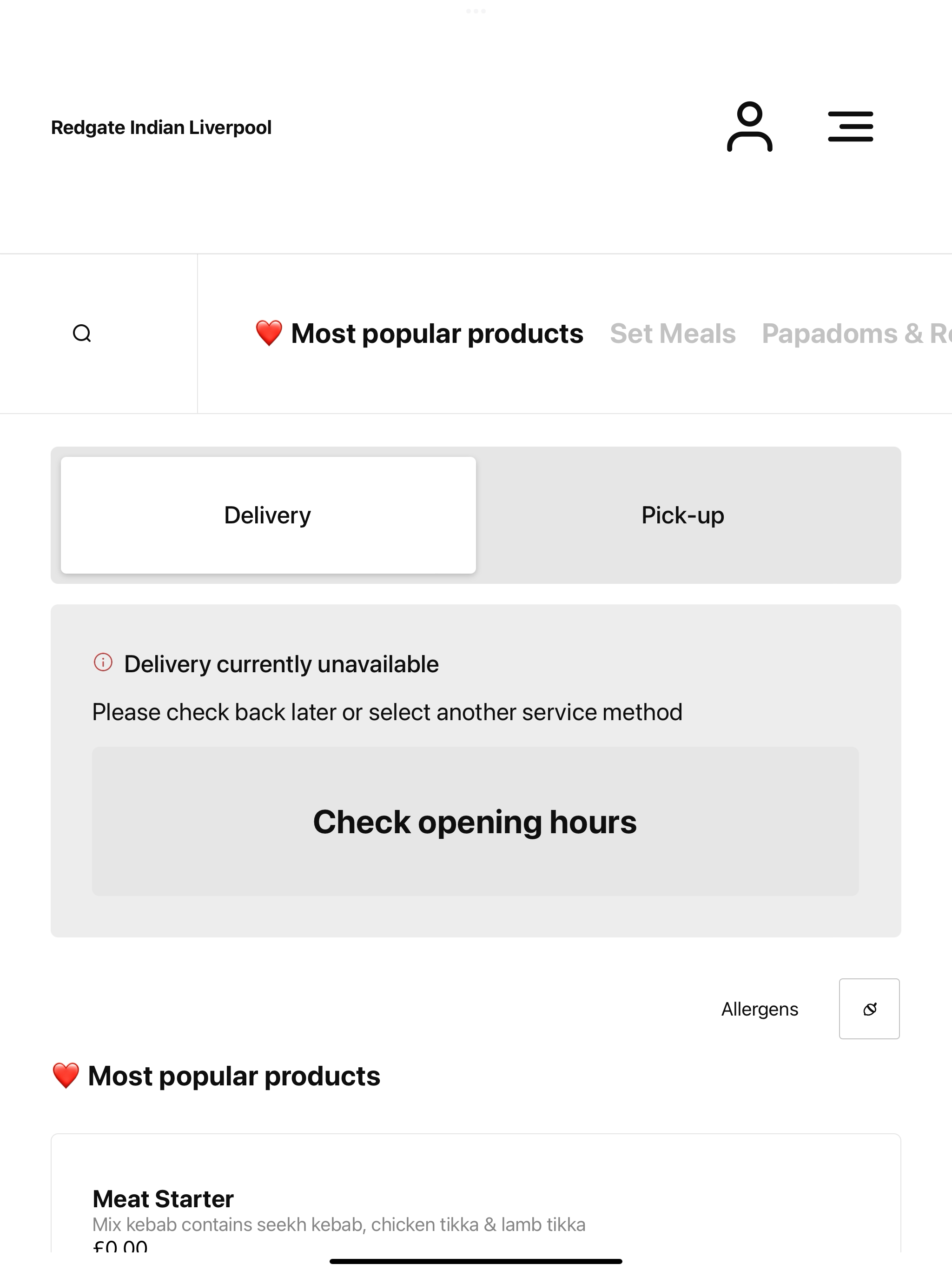 Redgate Indian Liverpool screenshot 7
