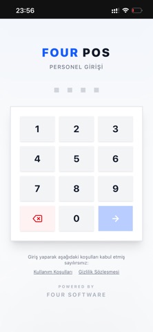 Four POS screenshot