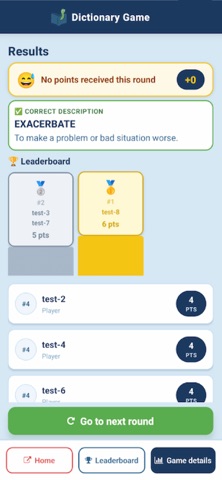Dictionary Game! Screenshot 5 of 6