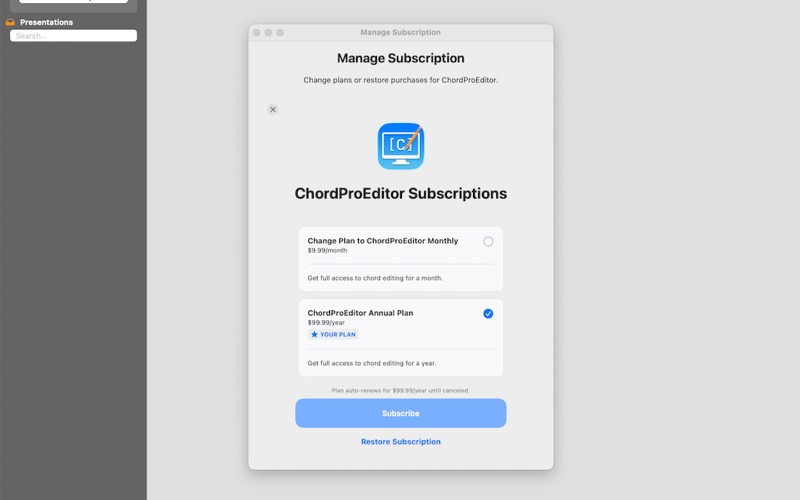 App screenshot