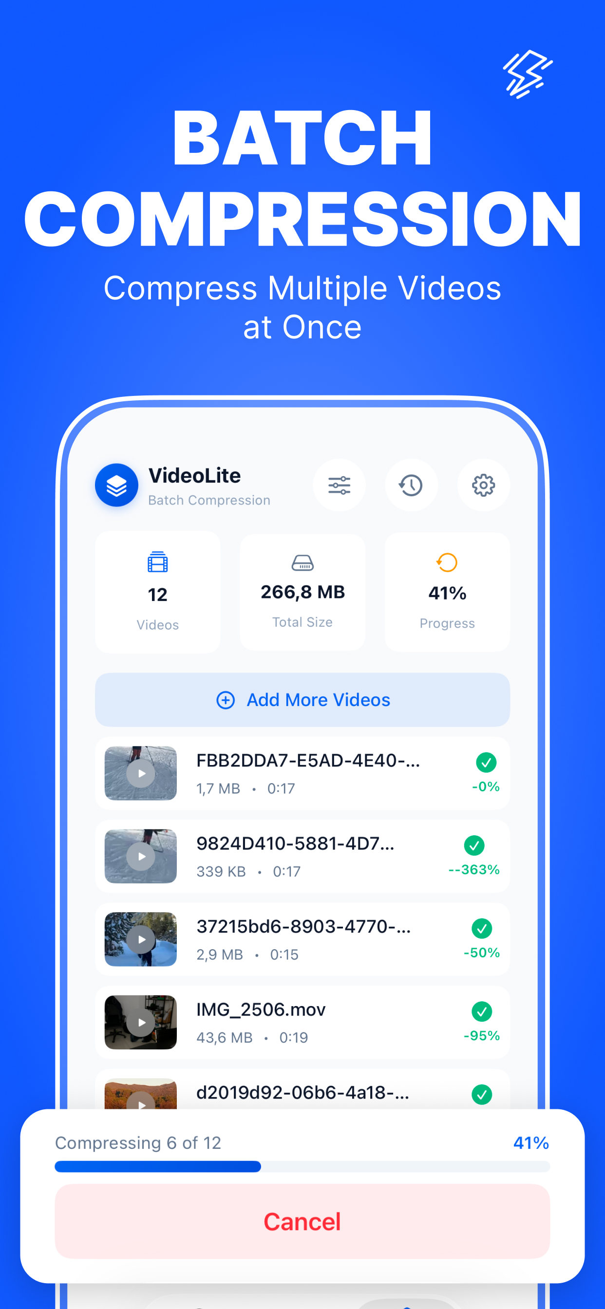 VideoLite – Compress & Edit screenshot 4