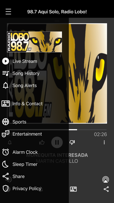 KLOQ Radio Lobo 98.7 FM Screenshot