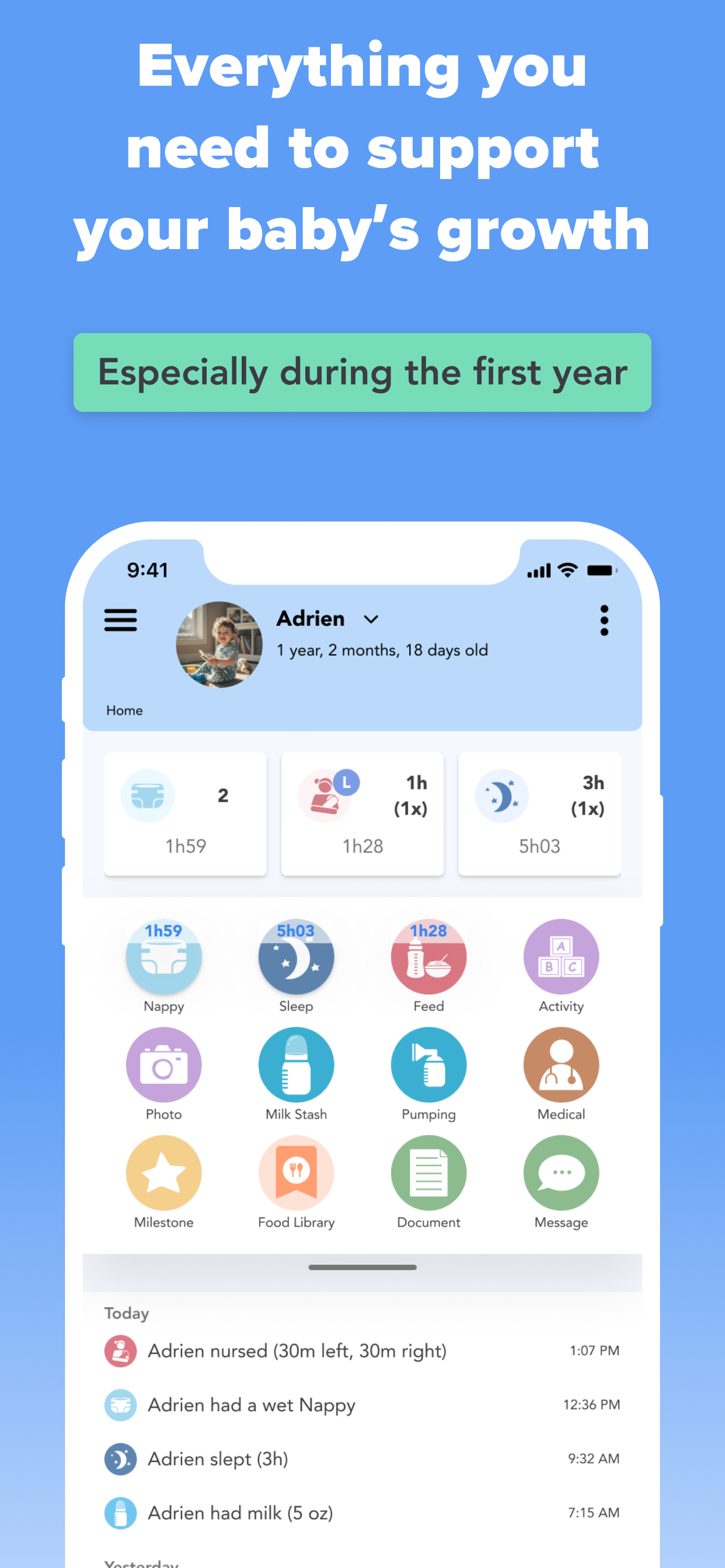 Baby Connect: Newborn Tracker