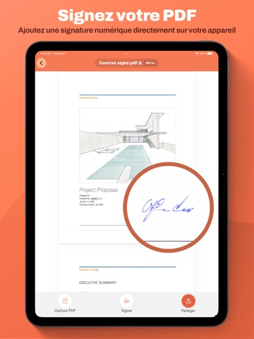 Photos PDF: Scanner Convertir iPad screenshot 3