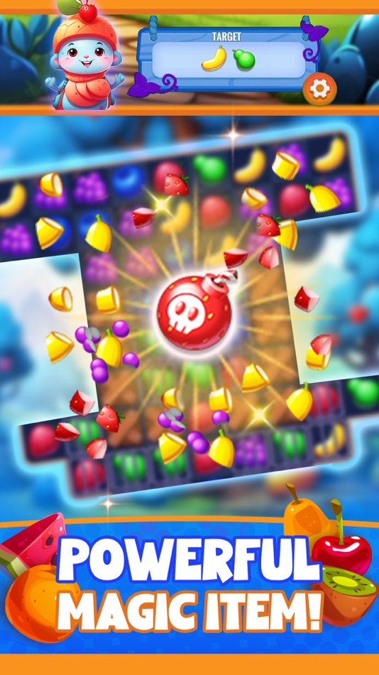 #4. Fruit Crunch - Game (iOS) 来自: Nirav Gabani