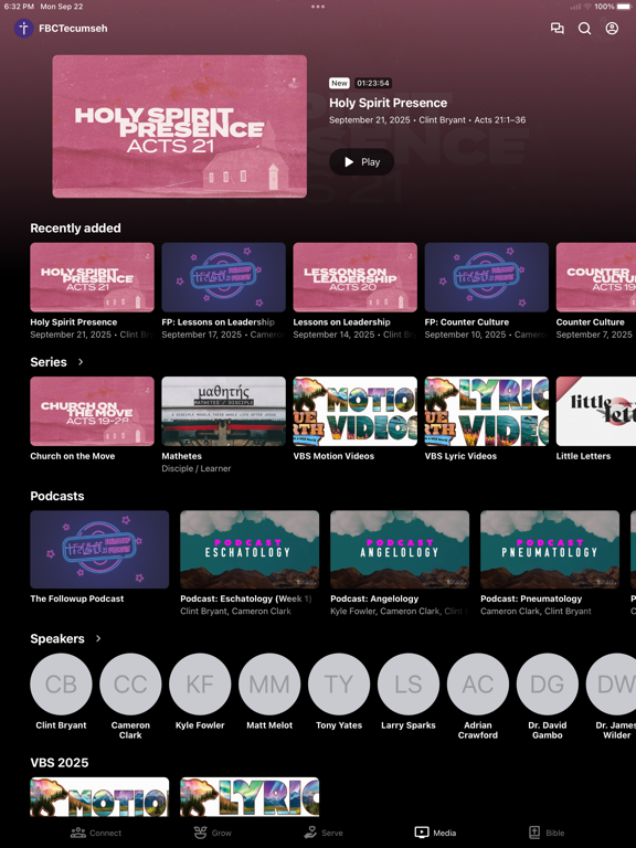 FBC Tecumseh iPad screenshot 4 - Education app