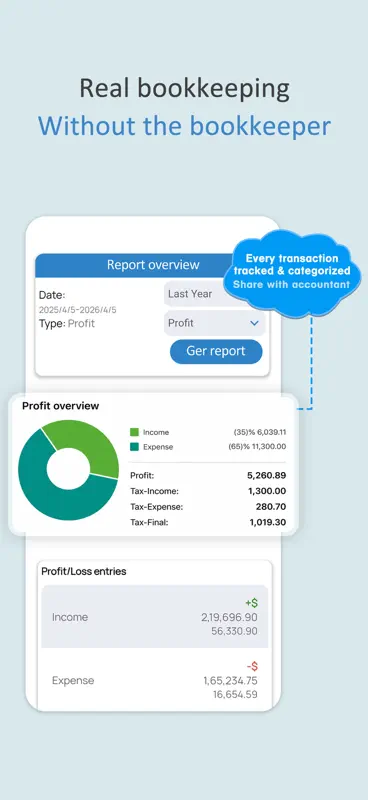 Zoombooks: Expense Tracker screenshot 3 of 9