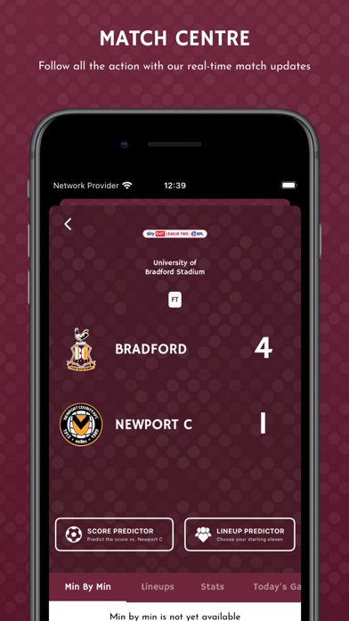 Bradford City AFC Screenshot