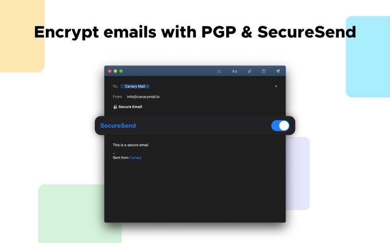 Canary Mail App Screenshot
