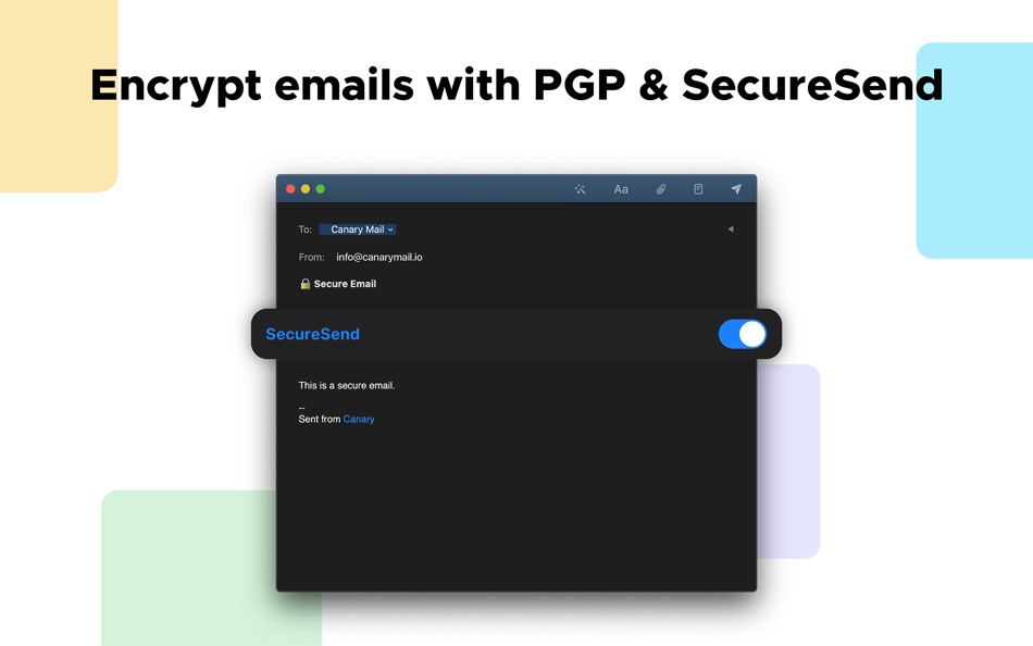 #5. Canary Mail App (macOS) Podle: Cartasec Pte. Ltd.