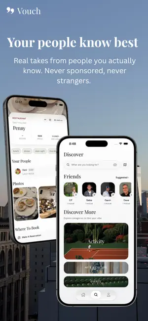 Vouch: trusted discovery screenshot 2