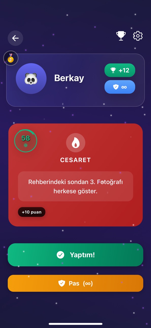 iPhone screenshot