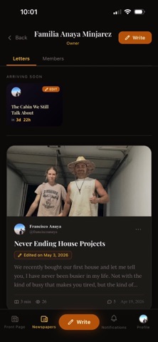 LifeLetter screenshot