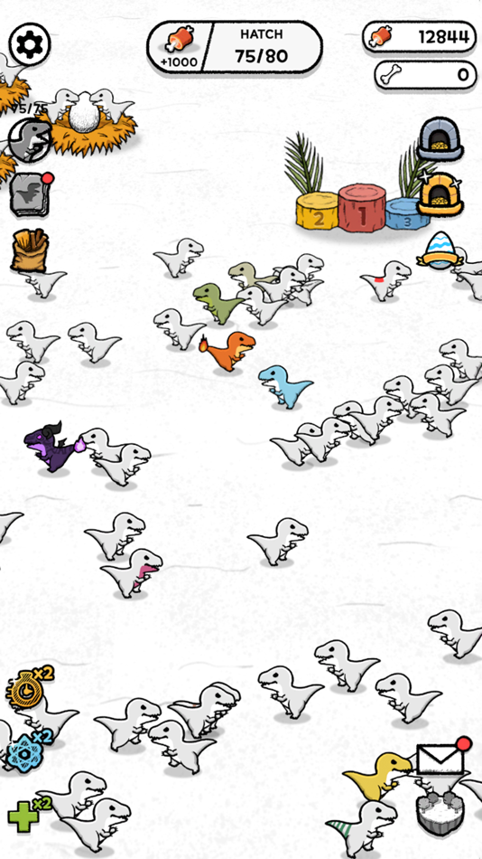 #2. Dino mutant : T-Rex (iOS) Bởi: MondayOFF