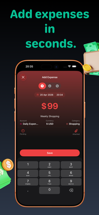 FlowBudget: Expense Tracker Screenshot 2 of 9