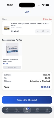 Alpine Commerce iPhone screenshot