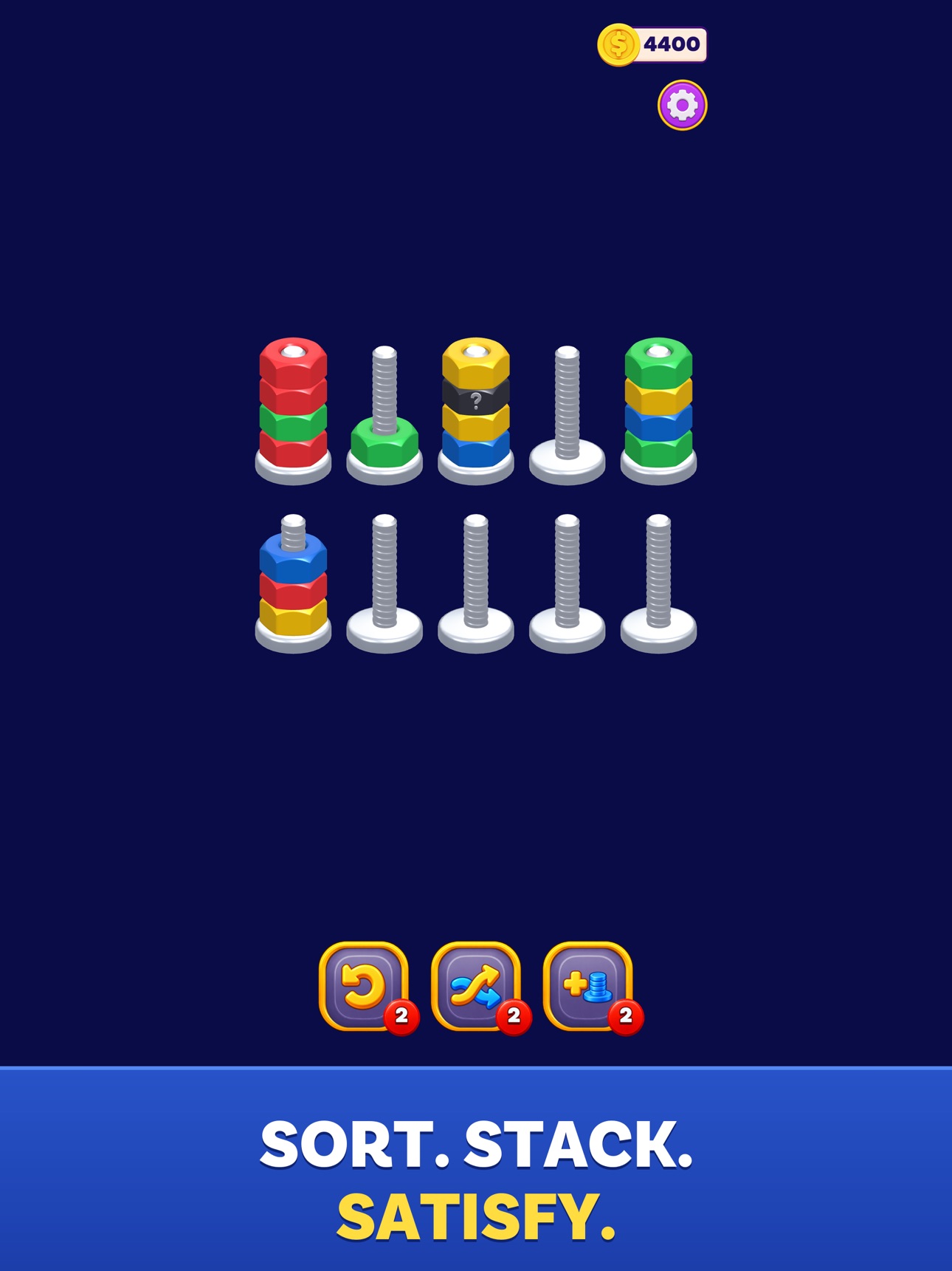 Screenshot 7 of Nut Stack: Color Sort Puzzle